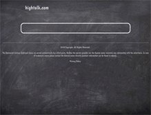 Tablet Screenshot of hightalk.com